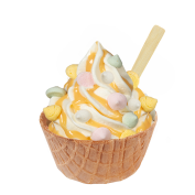 Sundae Extra Cheesecake Meringue,Soft Ice Corner,Angelo,Good Choice;Klein 3,35 - Groot 3,85